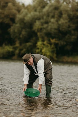 Gold panning